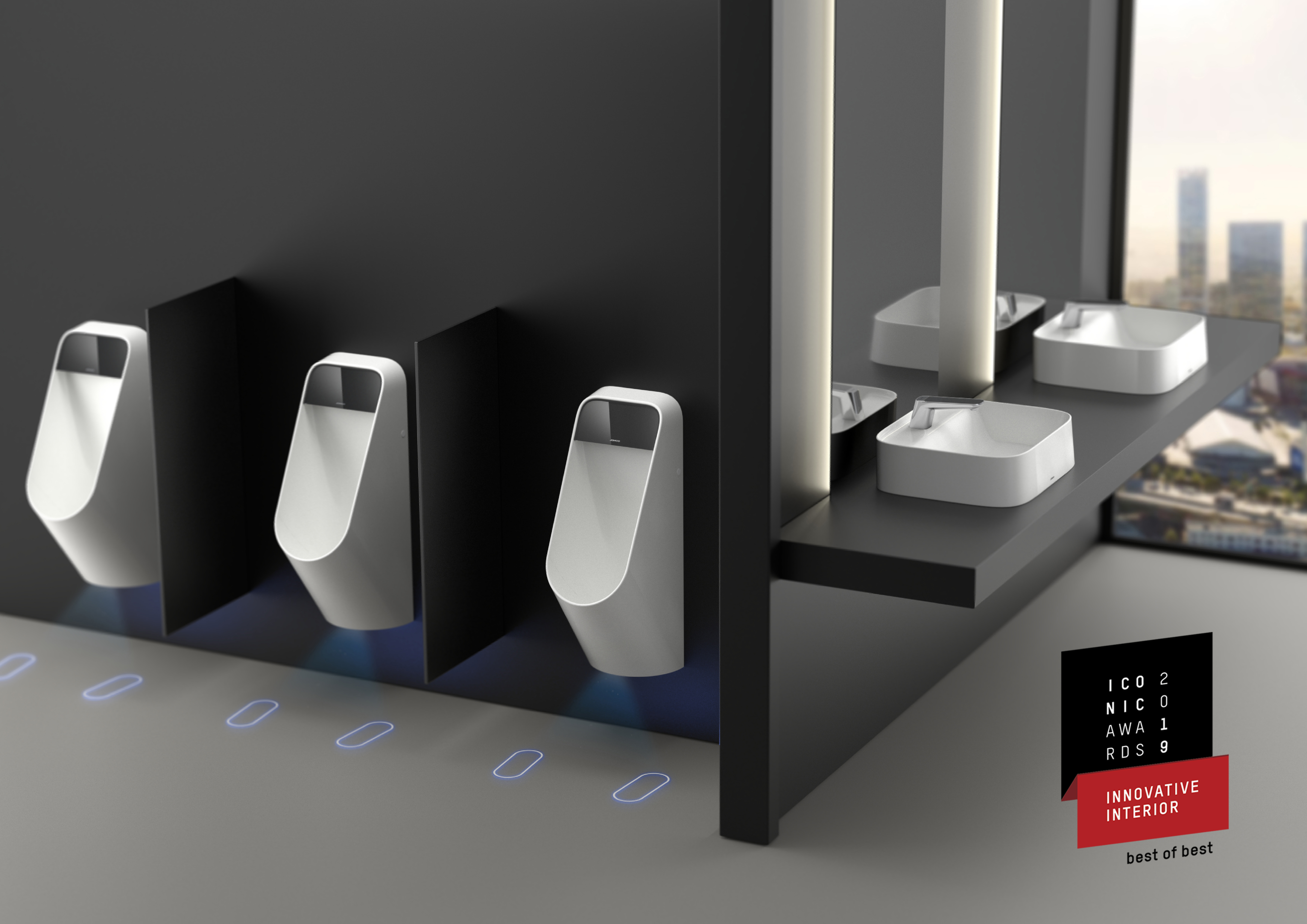 JOMOO public restroom suite SYS-1 was honored the Best of Best of ICONIC AWARDS Innovative Interior2.jpg